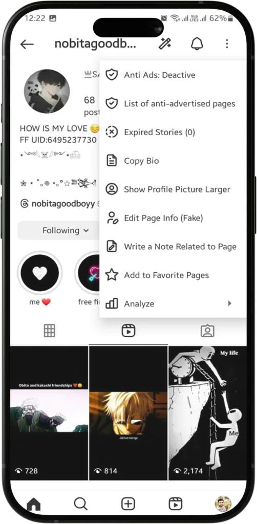 Honista APK Download V11.0 Latest Version 14 Honista APK Zooming Profile Picture
